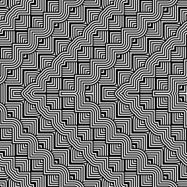 Sorunsuz tek renkli zikzak desen tasarım