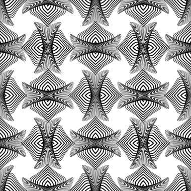 kesintisiz tek renkli dekoratif desen tasarım