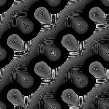 Sorunsuz tek renkli sallanan desen tasarım