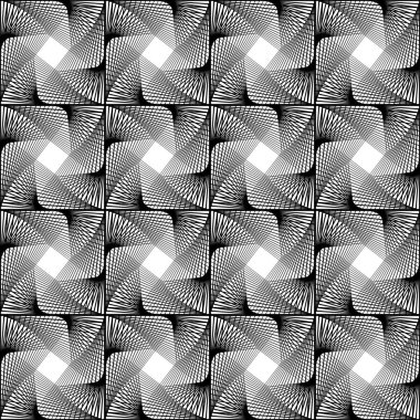 kesintisiz tek renkli geometrik desen tasarım