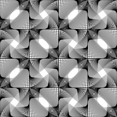 kesintisiz tek renkli geometrik desen tasarım