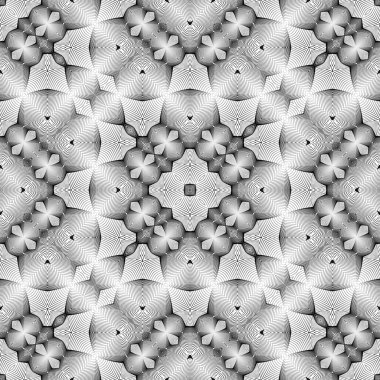 kesintisiz tek renkli dantel desen tasarım