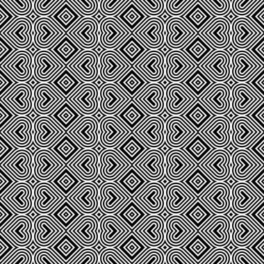 kesintisiz tek renkli geometrik desen tasarım