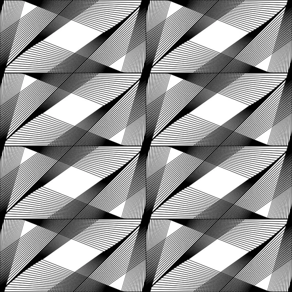 Design bezešvé jednobarevné geometrickým vzorem — Stockový vektor