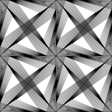 kesintisiz tek renkli üçgen desen tasarım