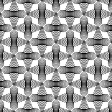 kesintisiz tek renkli dekoratif desen tasarım