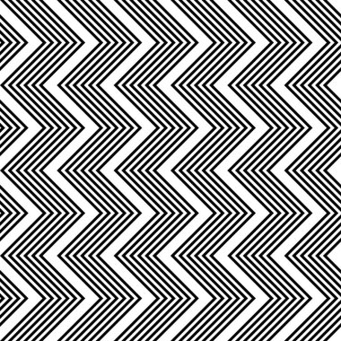 Sorunsuz tek renkli zikzak desen tasarım