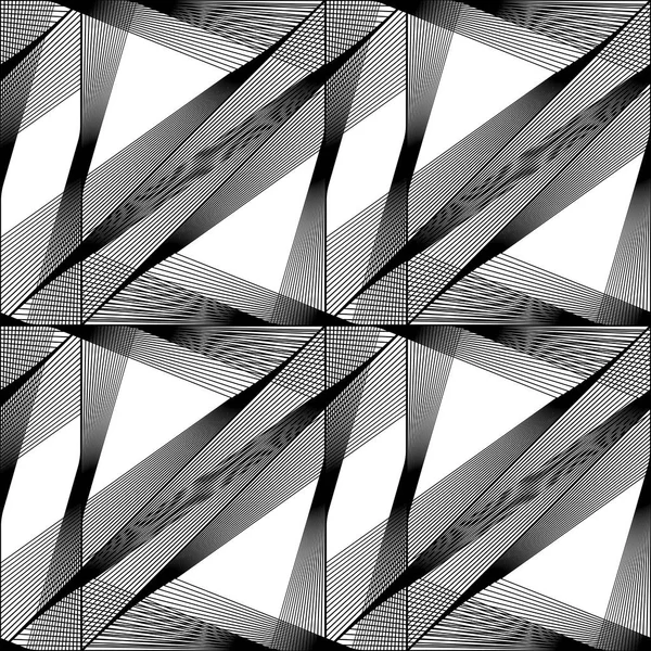 Projekt monochromatyczne wzór geometryczny — Wektor stockowy