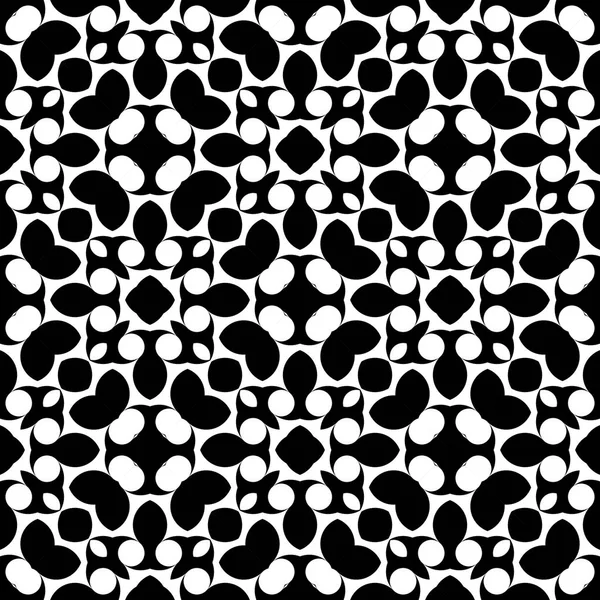 Design seamless monochrome decorative pattern — Stock Vector