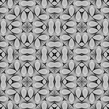 kesintisiz tek renkli dantel desen tasarım