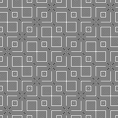 kesintisiz tek renkli geometrik desen tasarım