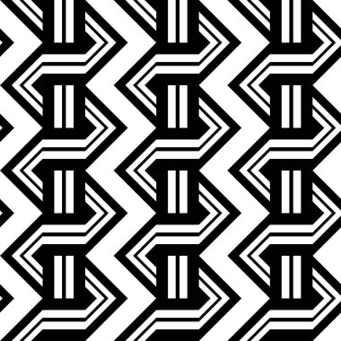 Sorunsuz tek renkli zikzak desen tasarım