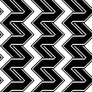 Sorunsuz tek renkli zikzak desen tasarım