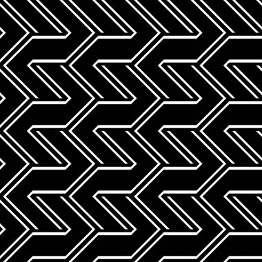 Sorunsuz tek renkli zikzak desen tasarım