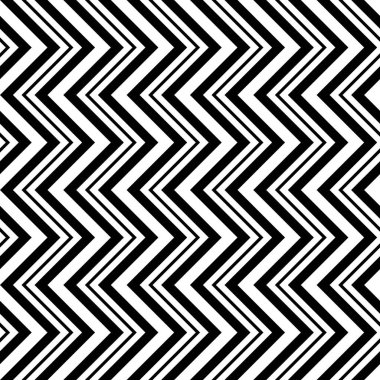 Sorunsuz tek renkli zikzak desen tasarım