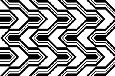 Sorunsuz tek renkli zikzak desen tasarım