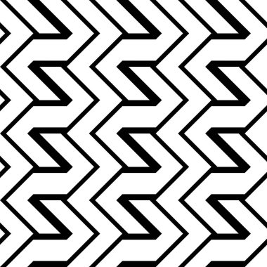 Sorunsuz tek renkli zikzak desen tasarım