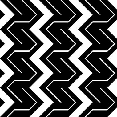 Sorunsuz tek renkli zikzak desen tasarım