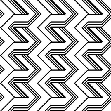 Sorunsuz tek renkli zikzak desen tasarım