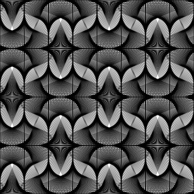 kesintisiz tek renkli dekoratif desen tasarım