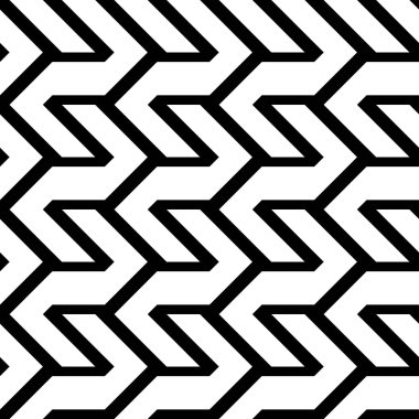 Sorunsuz tek renkli zikzak desen tasarım