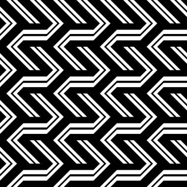 Sorunsuz tek renkli zikzak desen tasarım