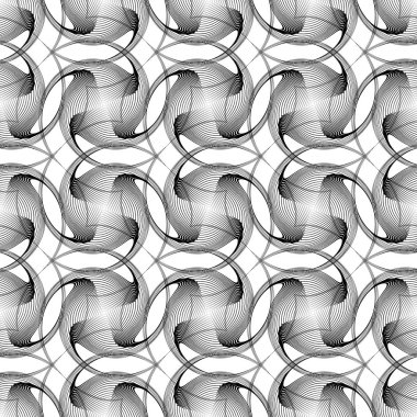 kesintisiz tek renkli dekoratif desen tasarım