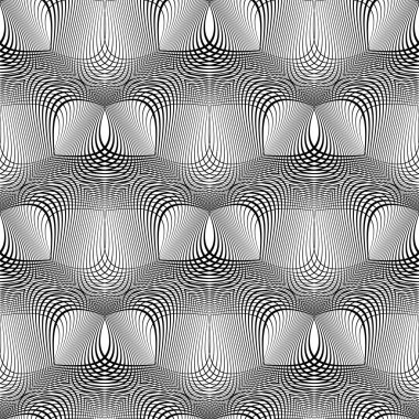 Sorunsuz tek renkli sallanan desen tasarım