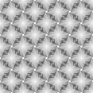 kesintisiz tek renkli dekoratif desen tasarım