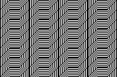 Sorunsuz tek renkli zikzak desen tasarım