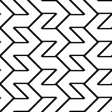 Sorunsuz tek renkli zikzak desen tasarım