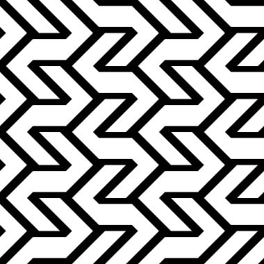 Sorunsuz tek renkli zikzak desen tasarım