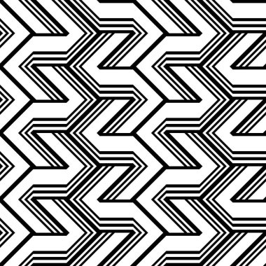 Sorunsuz tek renkli zikzak desen tasarım