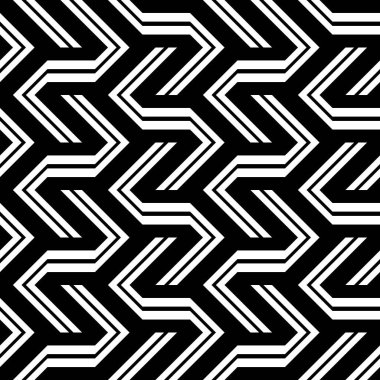 Sorunsuz tek renkli zikzak desen tasarım