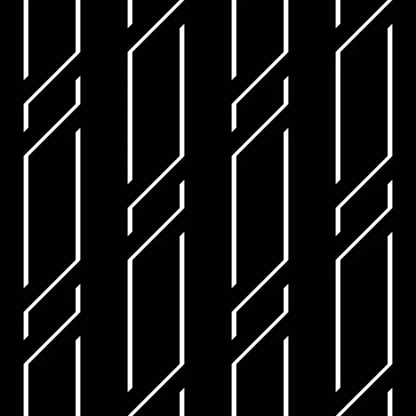 Diseño inconsútil patrón monocromo zigzag — Vector de stock