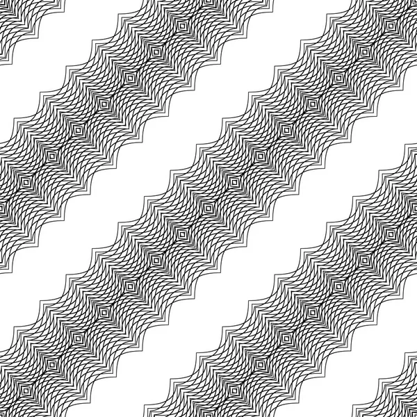 Design sömlös monokrom sicksack mönster — Stock vektor
