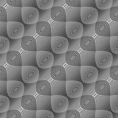 Sorunsuz tek renkli sallanan desen tasarım