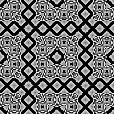 Sorunsuz tek renkli geometrik desen tasarım