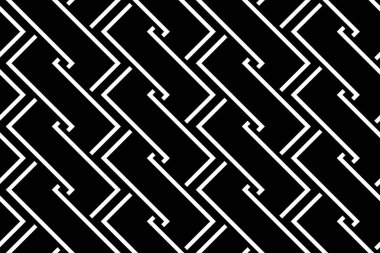 Sorunsuz tek renkli zikzak desen tasarım