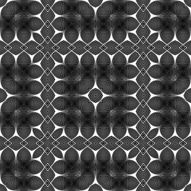 kesintisiz tek renkli dekoratif desen tasarım