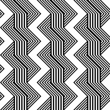 Sorunsuz tek renkli zikzak desen tasarım