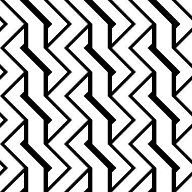 Sorunsuz tek renkli zikzak desen tasarım