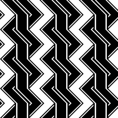 Sorunsuz tek renkli zikzak desen tasarım