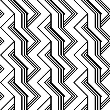 Sorunsuz tek renkli zikzak desen tasarım