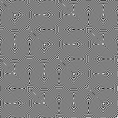 Sorunsuz tek renkli zikzak desen tasarım