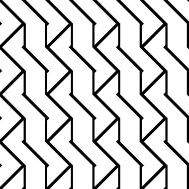 Sorunsuz tek renkli zikzak desen tasarım