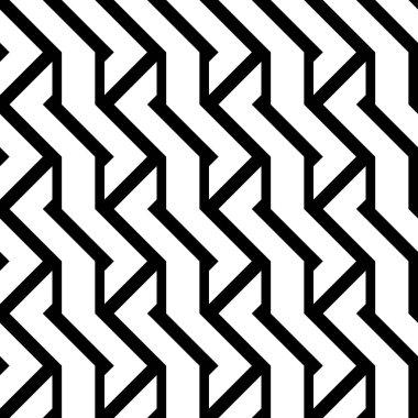 Sorunsuz tek renkli zikzak desen tasarım