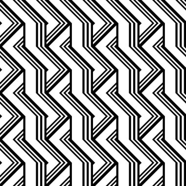 Sorunsuz tek renkli zikzak desen tasarım