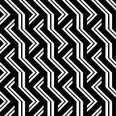 Sorunsuz tek renkli zikzak desen tasarım