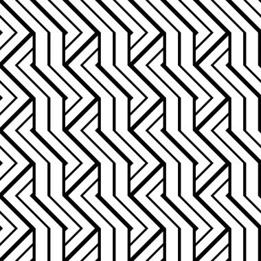 Sorunsuz tek renkli zikzak desen tasarım